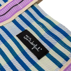 Outlet Mr. Wonderful Tote Bag - Blue And White