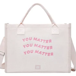 Mayfair Tote Bag Matter Pink