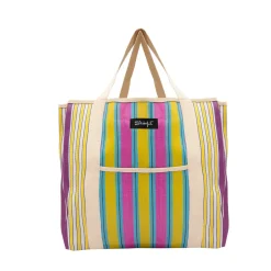 Mr. Wonderful Bolsas E Necessaires > Tote Bag - Yellow, Blue And Purple