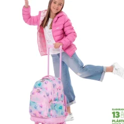 Clearance Totto Trolley Corações Glitter