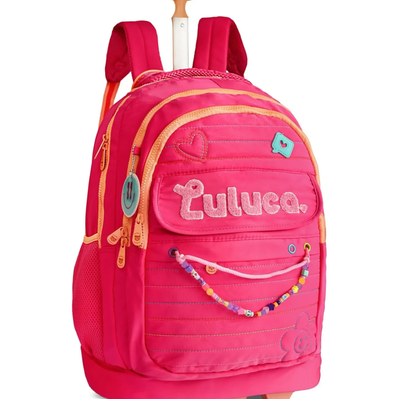 Luluca Infantil > Trolley Logo Rosa