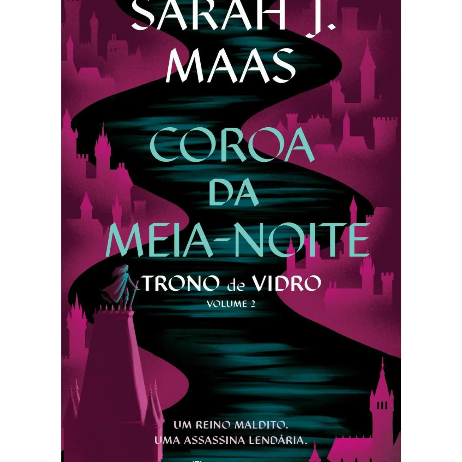 New Marcador Trono de Vidro - Volume 2: Coroa da Meia-Noite de Sarah J. Maas