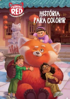 D.Quixote Atividades > Turning Red - Estranhamente Vermelho - História para Colorir de Vários Autores