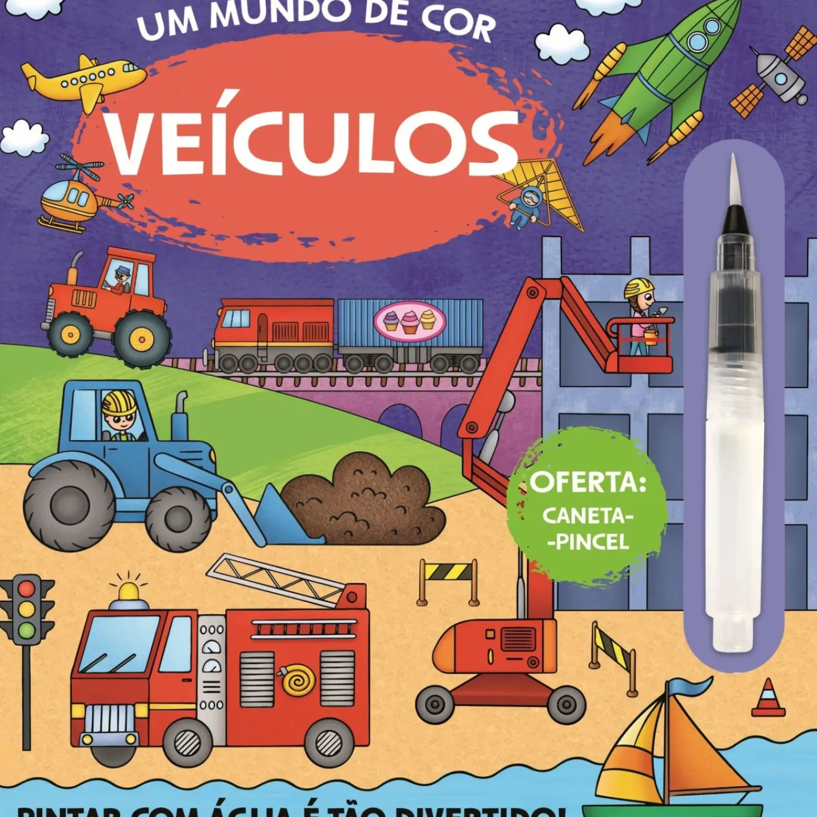 Sale Booksmile Um Mundo de Cor - Veículos