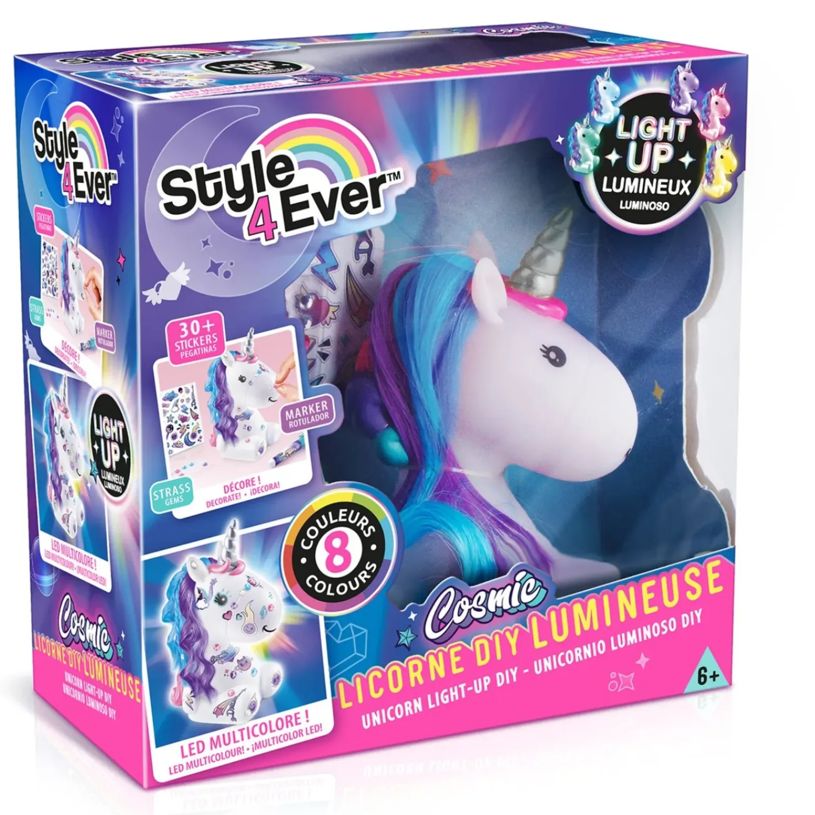 Hot Style4Ever Unicornio Diy Luz Cosmica