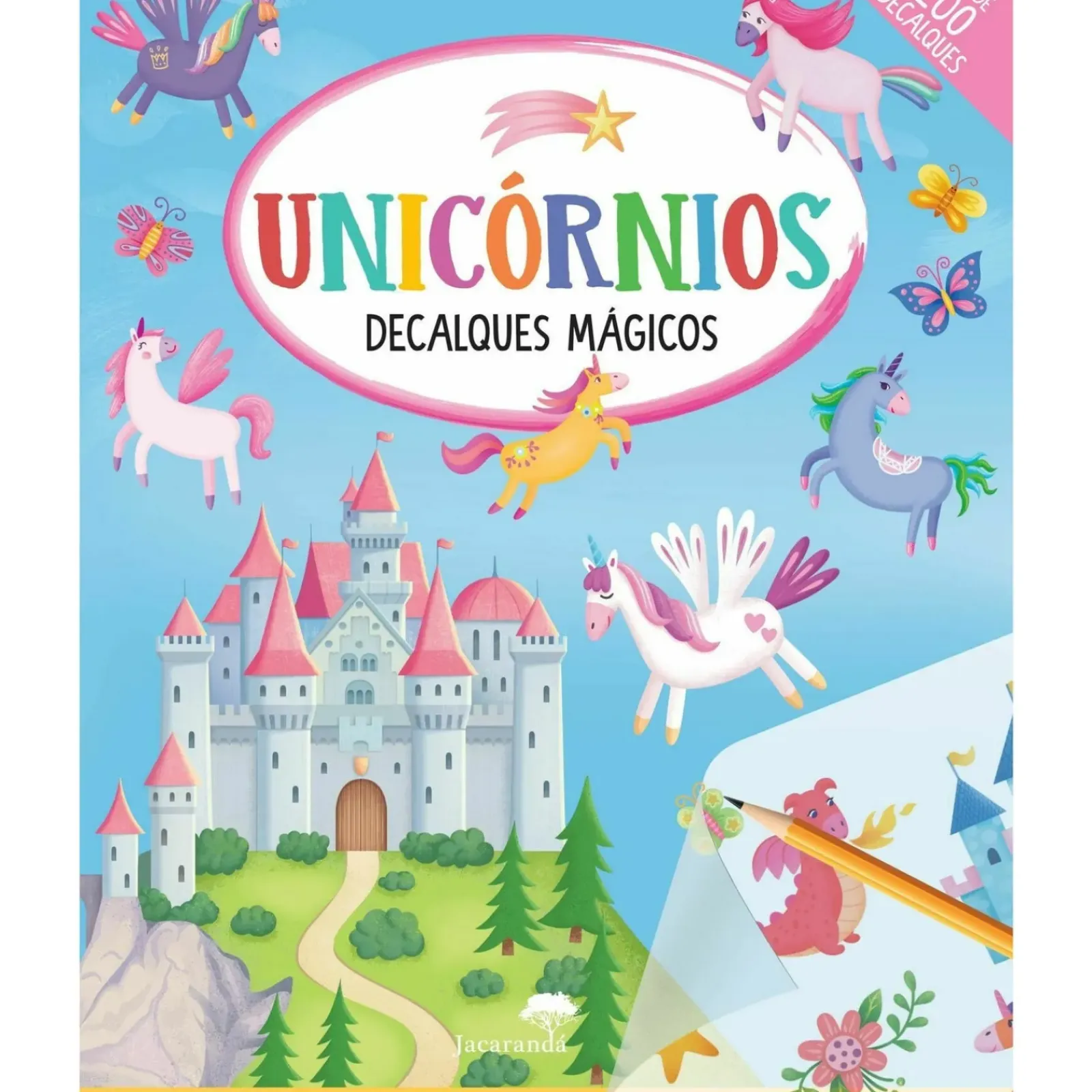 Jacaranda Atividades > Unicórnios - Decalques Mágicos de AAVV