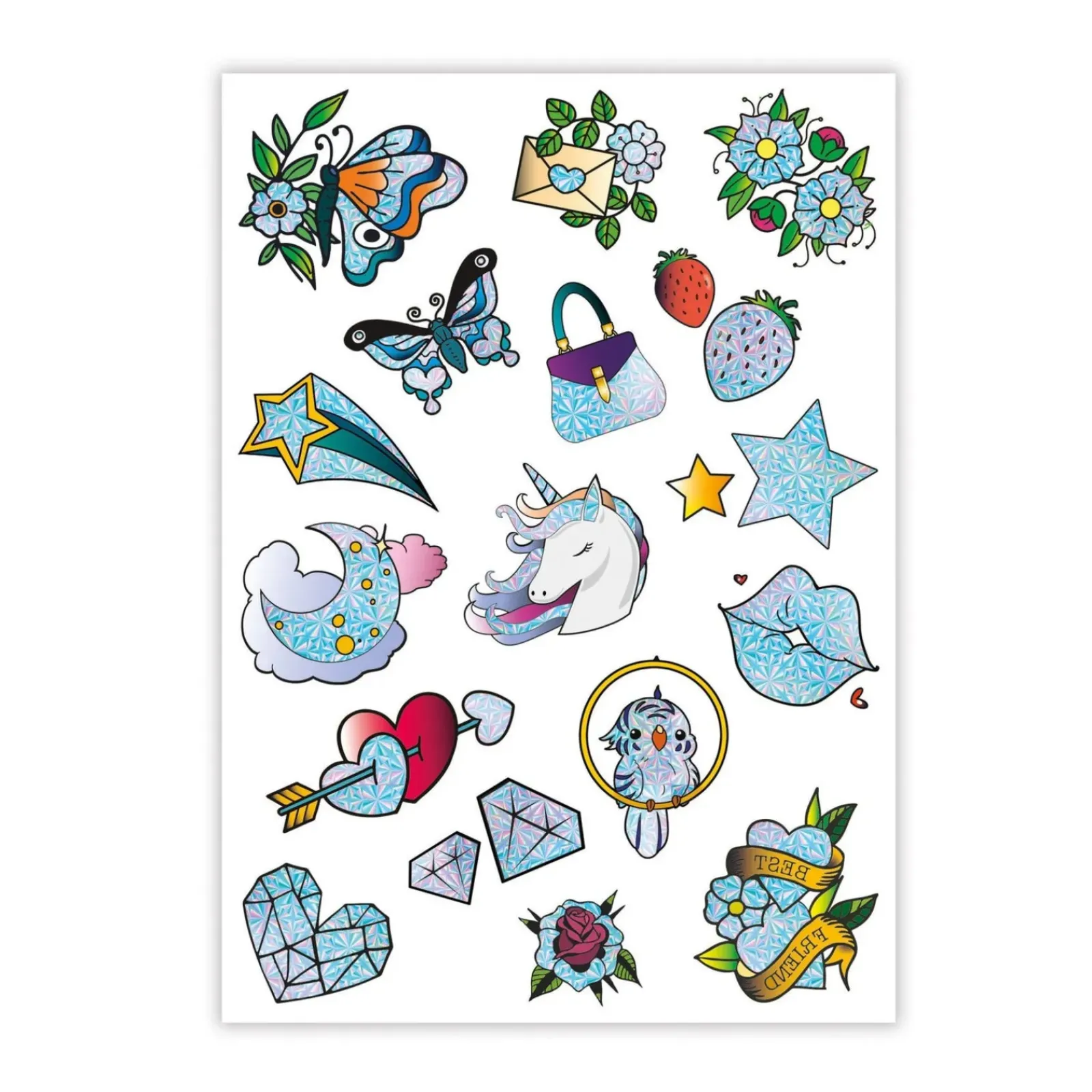 Crazy Chic Didáticos > Urban Style Tatoo - Sparkly