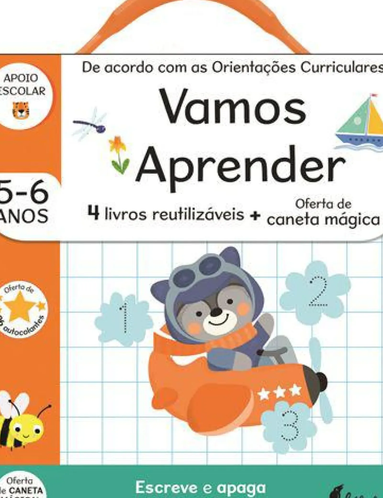 Online Fábula Educação Vamos Aprender 5-6 Anos de Moira Butterfield Escreve e Apaga Sempre que Quiseres