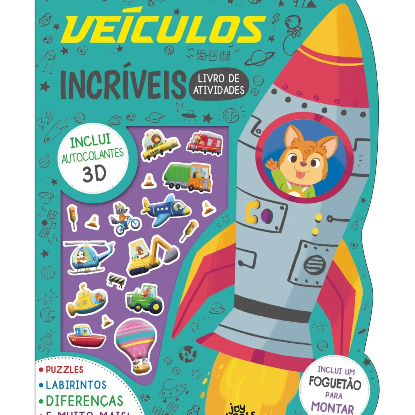 Joybooks Atividades > Veículos Incríveis: Livro de Atividades