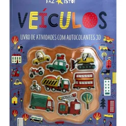 Dom Quixote Veículos - Livro de Atividades com Autocolantes 3D
