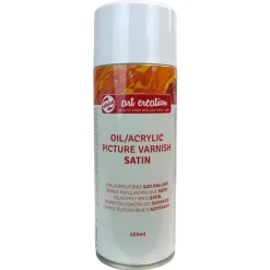 Online Talens Verniz Acetinado Spray 200ml para Óleo e Acrílico