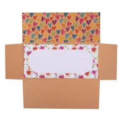 Outlet Artebene Voucher Com Envelope - Corações Cores