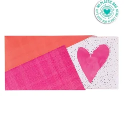 Artebene Postais > Voucher Com Envelope - Coração Rosa
