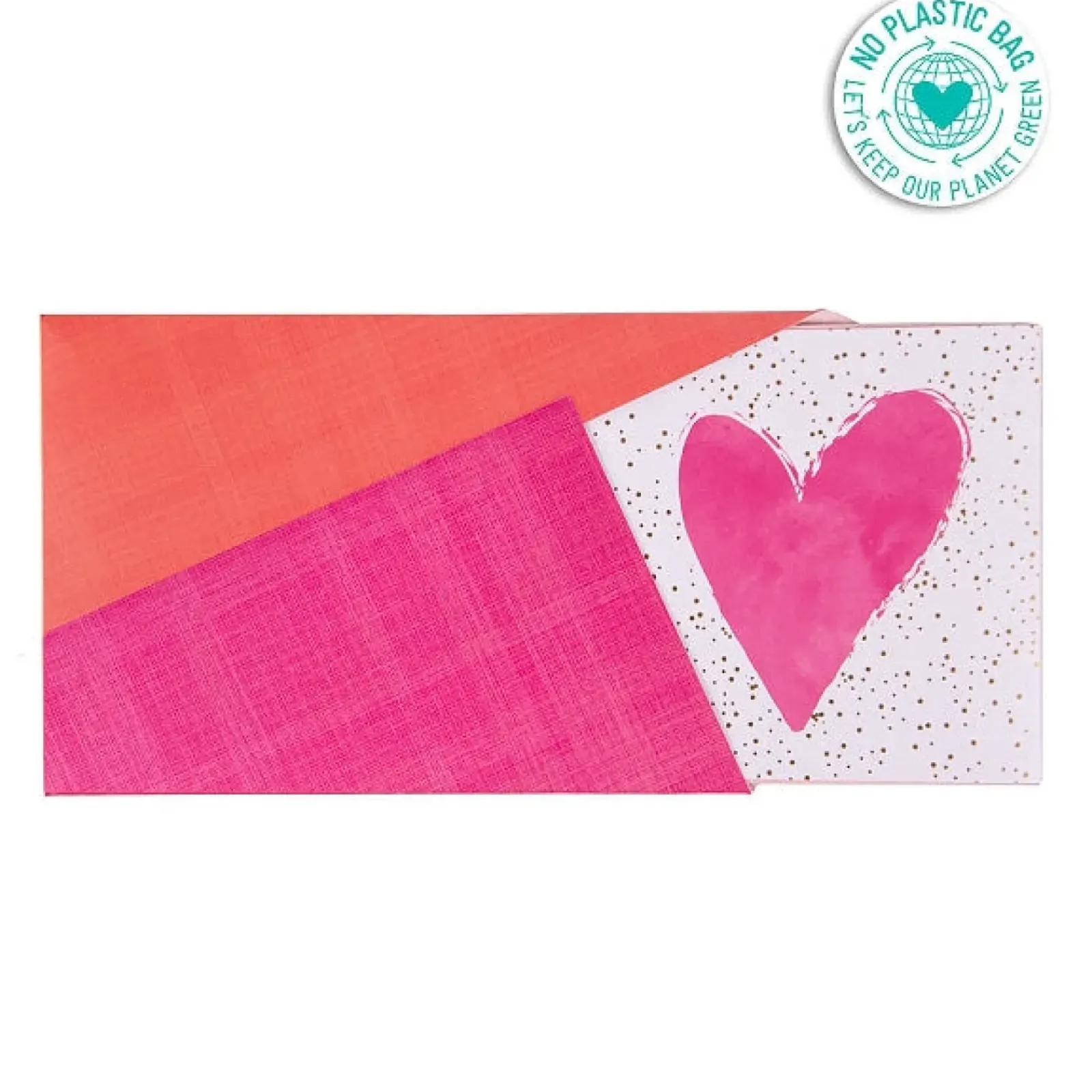Artebene Postais > Voucher Com Envelope - Coração Rosa