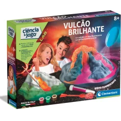 Ciência & Jogo Jogos Educativos E Científicos > Vulcão Brilhante Clementoni