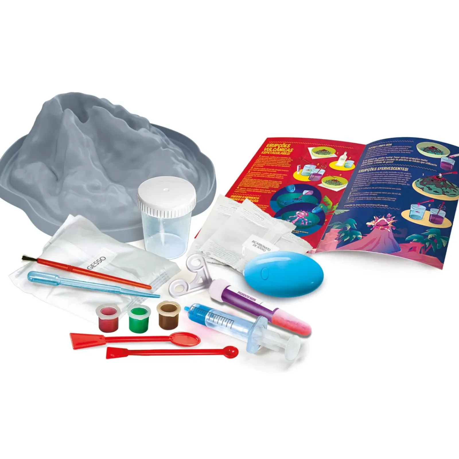 Ciência & Jogo Jogos Educativos E Científicos > Vulcão Brilhante Clementoni