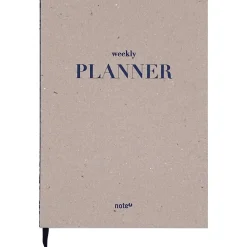 Discount Note! Weekly Planner Capa Dura Azul
