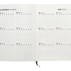 Discount Note! Weekly Planner Capa Dura Azul