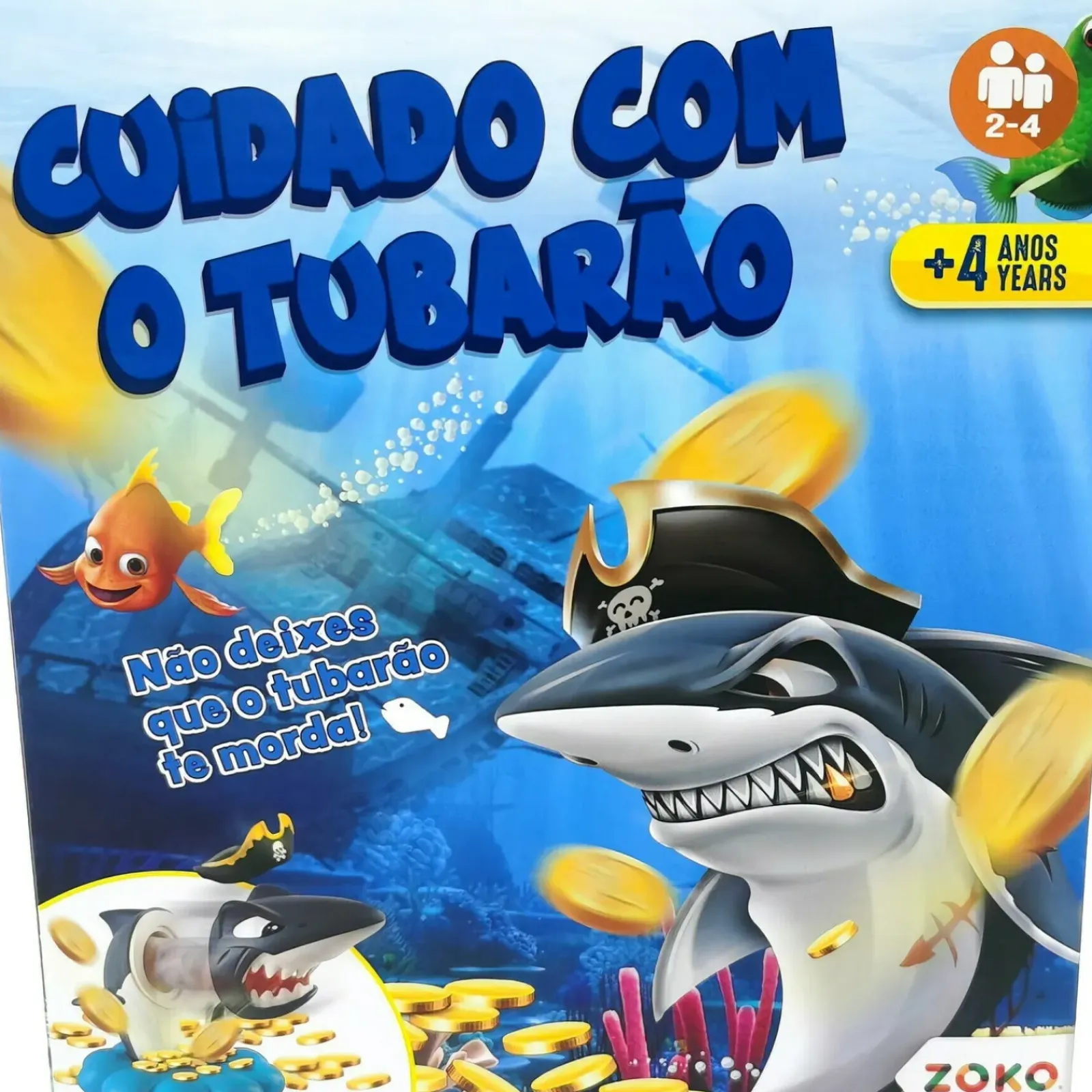 Zoko-Jogos Jogos Infantis > Zoko - Cuidado Com O Tubarão